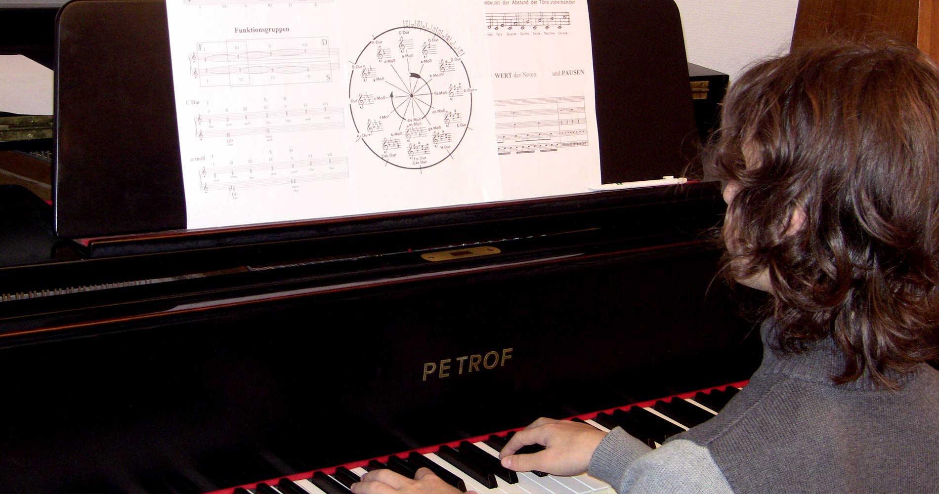 Musikunterricht, Musiktheorie, Klavierunterricht